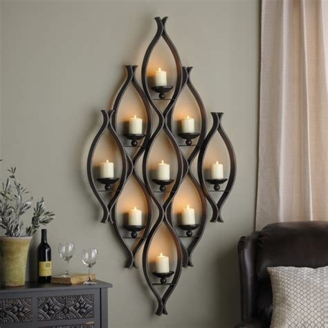 Ragon House Large Ainsley Metal Hanging Decorative Candle 